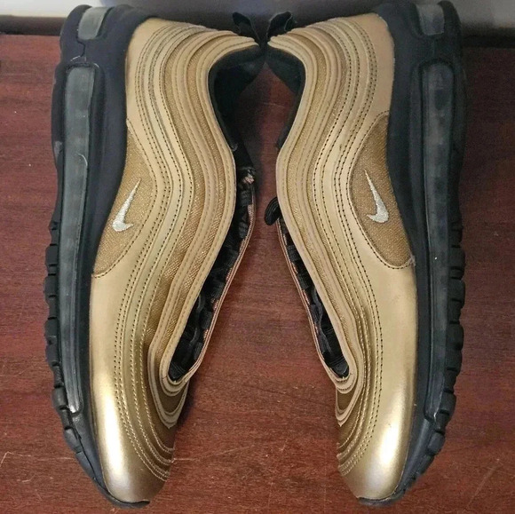 Women's Nike Air Max 97Copper Size 9 Metallic RedBronze/Oil Grey CT1176-900 - Picture 8 of 12
